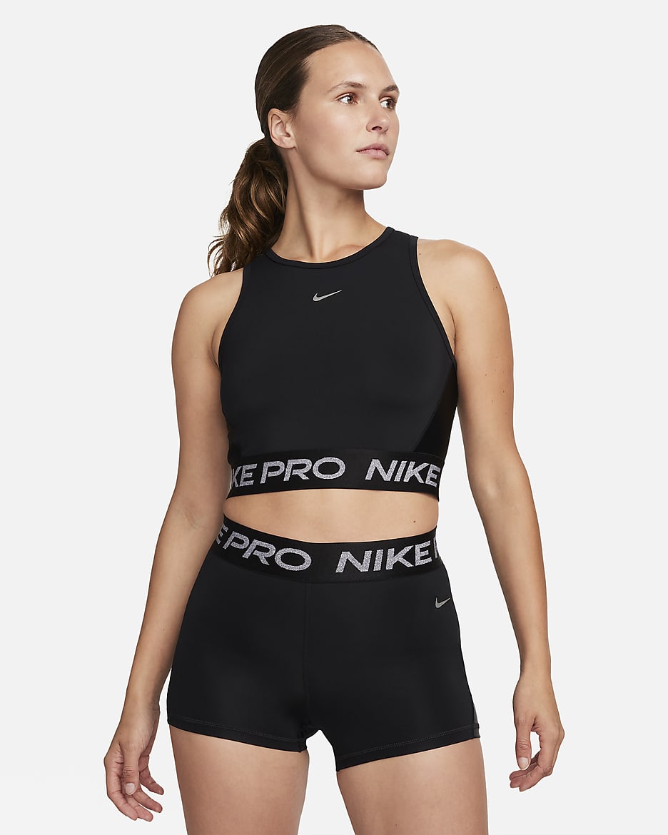 Nike Pro Dri FIT Women s Cropped Tank Top. Nike